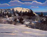 Kent Rockwell Maine Headland. Winter  - Hermitage